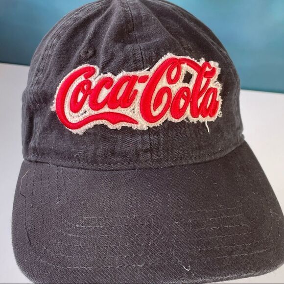 Coca Cola Black Embroidered Hat/Cap - Picture 2 of 9